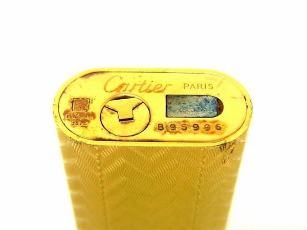 1円 ■美品■ Cartier カルティエ オーバル 高級ガスライター ローラーガスライター 喫煙グッズ 喫煙具 ゴールド系 AX5381の画像4