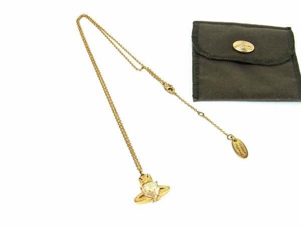 1円 Vivienne Westwood ヴィヴィアンウエストウッド オーブ アリエラ ネックレス ペンダント アクセサリー レディース ゴールド系 BK0295の画像1