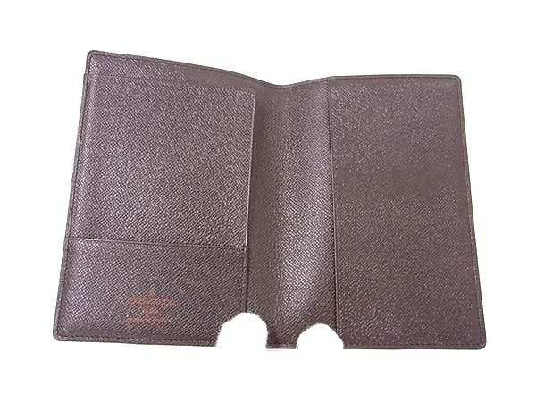 1円 ■新品同様■ LOUIS VUITTON ルイヴィトン N60188 ダミエ クーヴェルテュール パスポール パスポートケース ブラウン系 FC1079の画像3