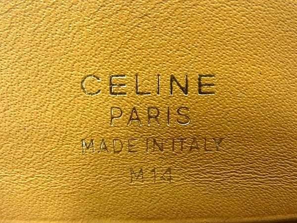 1円 CELINE セリーヌ マカダム柄 PVC×レザー 二つ折り 長財布 ウォレット 小銭入れ 札入れ レディース ベージュ系×ブラウン系 FB0246の画像6