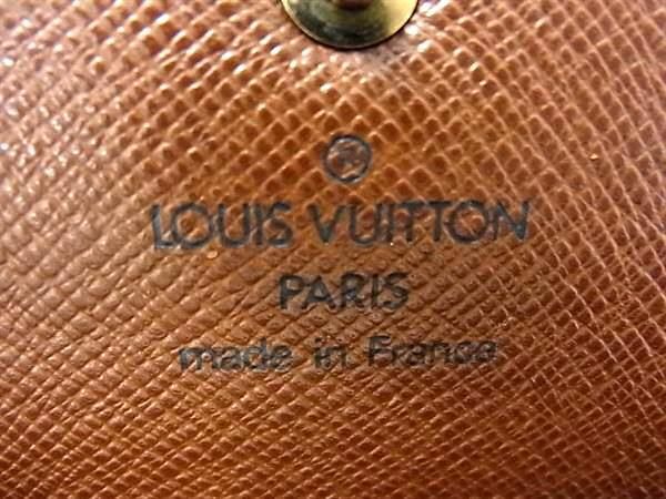 1円 ■極美品■ LOUIS VUITTON ルイヴィトン M61725 モノグラム ポシェット ポルトモネ クレディ 二つ折り 長財布 ブラウン系 FC2197の画像6