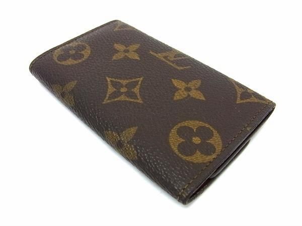 1円 LOUIS VUITTON ルイヴィトン M62630 モノグラム ミュルティクレ6 6連 キーケース 鍵入れ メンズ レディース ブラウン系 FC2232の画像2