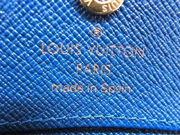 1円 LOUIS VUITTON ルイヴィトン M63415 エピ ポルトモネ サーンプル コインケース コインパース 小銭入れ トレドブルー AW4664の画像6