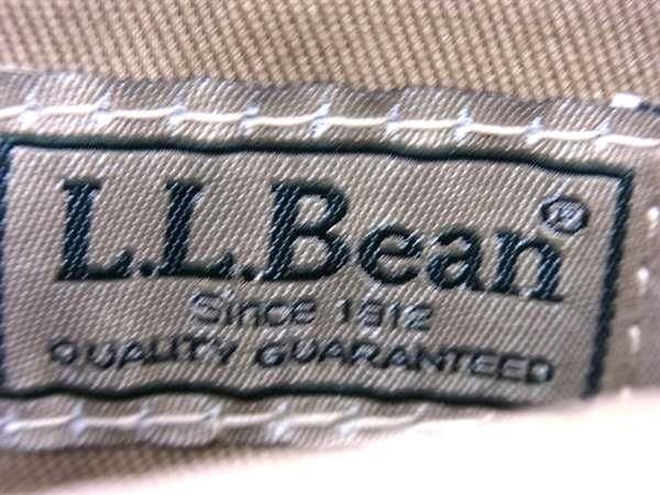 1円 ■極美品■ L.L.Bean エルエルビーン レザー トート ハンドバッグ レディース メンズ ブラック系 AZ0863の画像6