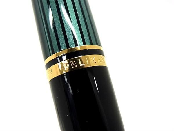 1円 ■極美品■ Pelikan ペリカン スーベレーン ノック式 ボールペン 文房具 筆記用具 ステーショナリー ブラック系×ブルー系 AV9055の画像4