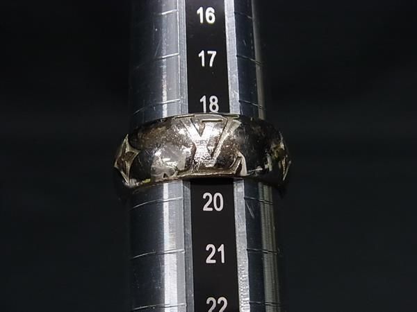 1円 LOUIS VUITTON ルイヴィトン M62485 リングのみ ネックレストップ 指輪 アクセサリー 約19号 レディース メンズ シルバー系 AW6513の画像3
