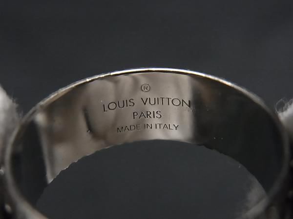 1円 LOUIS VUITTON ルイヴィトン M62485 リングのみ ネックレストップ 指輪 アクセサリー 約19号 レディース メンズ シルバー系 AW6513の画像4