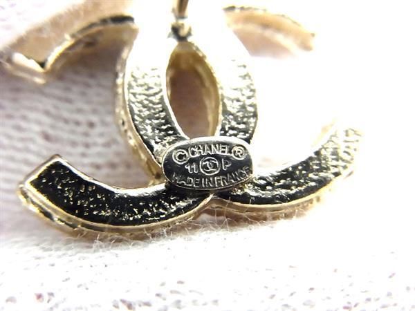 1円 ■美品■ CHANEL シャネル ココマーク 11P 片耳のみ ピアス アクセサリー レディース ゴールド系 FA4440の画像3