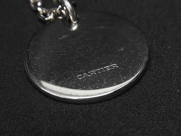 1円 ■極美品■ Cartier カルティエ キーホルダー バッグチャーム レディース メンズ シルバー系 FA4702