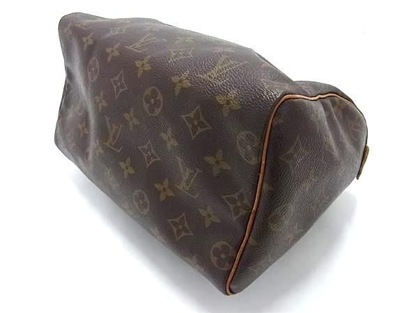 1円 LOUIS VUITTON ルイヴィトン M41528 モノグラム スピーディ25 ハンドバッグ ミニボストン トート レディース ブラウン系 BJ2563の画像4