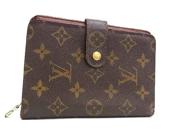 1円 LOUIS VUITTON ルイヴィトン M61207 モノグラム ポルトパピエジップ 二つ折り 財布 ウォレット レディース メンズ ブラウン系 FB0133の画像1