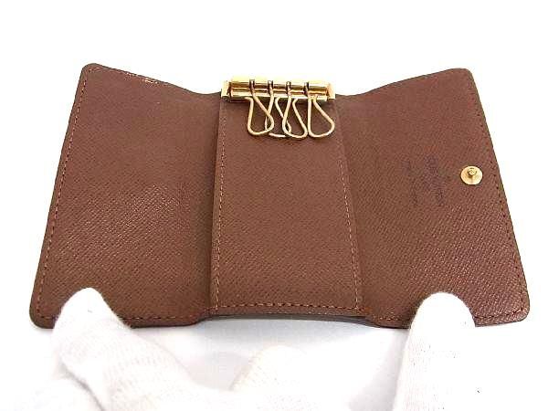 1円■美品■LOUIS VUITTON ルイヴィトン M62631 モノグラム ミュルティクレ4 4連 キーケース 鍵入れ レディース メンズ ブラウン系 FB0149の画像3