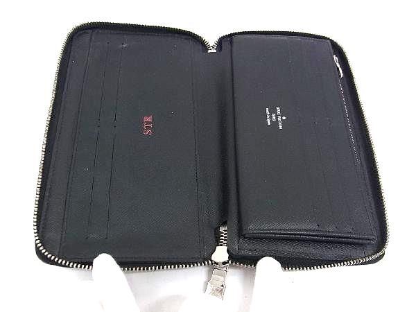 1円 ■美品■ LOUIS VUITTON ルイヴィトン M62643 エピ ジッピーオーガナイザーNM 長財布 ウォレット メンズ ブラック系 FC4187の画像3