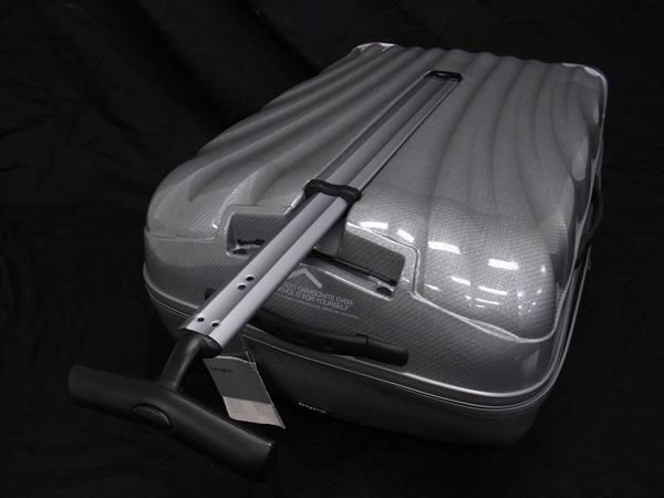 1円 ■極美品■ Samsonite サムソナイト コスモライト ポリカーボネート ダイヤルロック式 4輪 キャリーケース グレー系 BJ2432_画像6