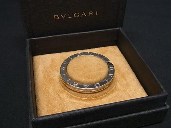 1円 ■美品■ BVLGARI ブルガリブルガリ SV925 キーリング ペンダントトップ ネックレストップ レディース メンズ シルバー系 BJ2310の画像1