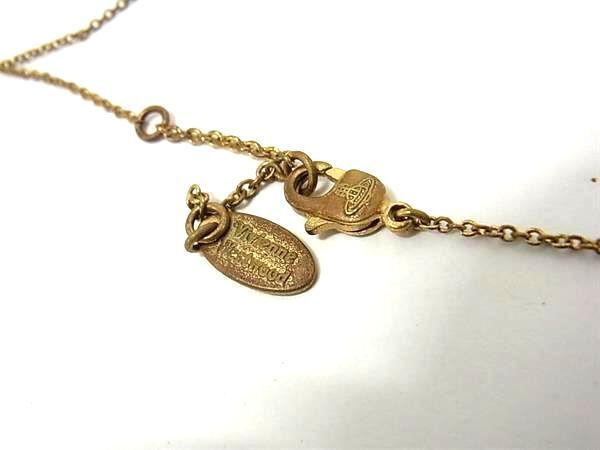 1円 Vivienne Westwood ヴィヴィアンウエストウッド オーブ ネックレス ペンダント アクセサリー レディース ゴールド系 FA5730の画像3