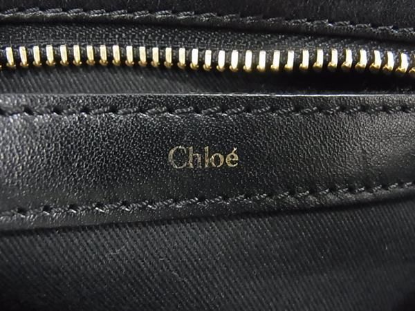 1円 ■美品■ Chloe クロエ アリス レザー 2WAY ハンドバッグ トート ショルダー 肩掛けかばん レディース アイボリー系 BK0808の画像6