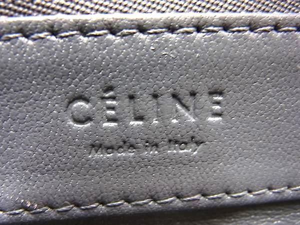 1円 CELINE セリーヌ ホリゾンタルカバ レザー トートバッグ ショルダーバッグ 肩掛け レディース グレー系 BF7600の画像6