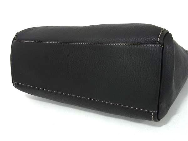 1 jpy # beautiful goods # TSUCHIYA KABAN earth shop bag manufacture place leather tote bag shoulder bag shoulder .. lady's black group BF7620