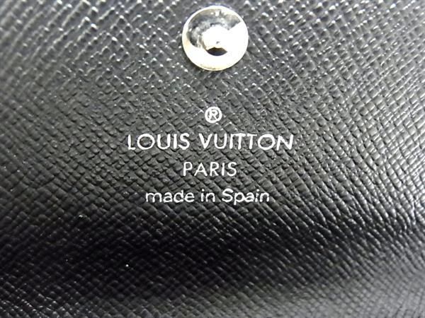 1円 ■美品■ LOUIS VUITTON ルイヴィトン M30500 タイガ ミュルティクレ6 6連 キーケース 鍵入れ メンズ ブラック系 AX6381_画像4