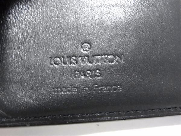 1円 LOUIS VUITTON ルイヴィトン M65152 モノグラムマット ポルトモネビエヴィエノワ がま口 二つ折り 財布 ウォレット ブラック系 AX6389の画像6