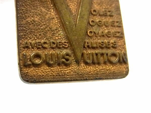 1円 LOUIS VUITTON ルイヴィトン マルティエ MALLTIER DEPUIS 1854 キーホルダー キーリング バッグチャーム ブロンズ系 CD1794の画像3