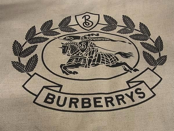 1 иен # превосходный товар # Burberrys Burberry z парусина × кожа цепь one сумка на плечо плечо .. оттенок бежевого × оттенок черного AY1773