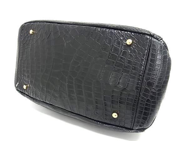 1 иен # первоклассный # подлинный товар # прекрасный товар # крокодил ручная сумочка большая сумка женский оттенок черного BK0773