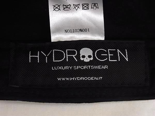 ■新品■未使用■ HYDROGEN ハイドロゲン コットン100％ ベースボールキャップ 帽子 メンズ レディース ブラック系 FA1245_画像4