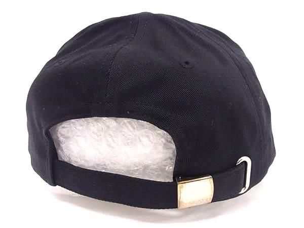 ■新品同様■ Calvin Klein カルバンクライン コットン100％ ベースボールキャップ 帽子 レディース メンズ ブラック系 FA1248の画像2