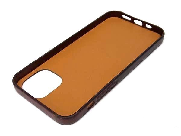 HERMES エルメス ヴォーバレニア iPhone12/12Pro対応 アイフォンケース スマホケース ブラウン系 AU7655_画像2