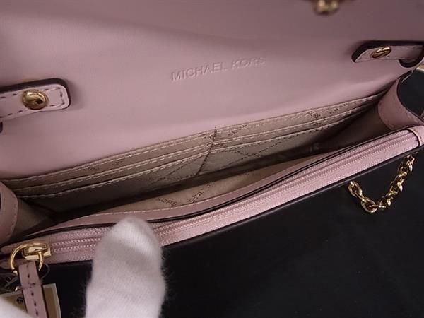 ■新品■未使用■ MICHAEL KORS マイケルコース PVC チェーン ショルダーバッグ クロスボディ レディース ピンク系 BI1670_画像7