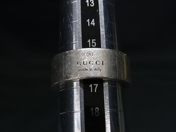 1円 GUCCI グッチ SV925 リング 指輪 アクセサリー 表記サイズ 17 (約16号) メンズ レディース シルバー系 FA2544_画像3