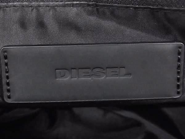 1円 ■極美品■ DIESEL ディーゼル ナイロン 2WAY クロスボディ ショルダーバッグ ハンドバッグ トート レディース ライトグレー系 BL0062の画像6