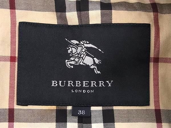 1円 ■極美品■ BURBERRY バーバリーブラックレーベル コットン100％ ジャケット アウター コート 上着 洋服 グレー系 BL0518_画像3