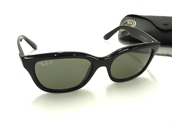 1円 ■美品■ Ray-Ban レイバン RB4159 601/58 サングラス メガネ 眼鏡 めがね レディース メンズ ブラック系 BG8427の画像1