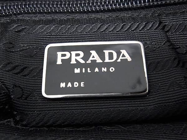 1円 PRADA プラダ B3864 テスートナイロン ハンドバッグ トートバッグ レディース カーキ系 AZ1704_画像6