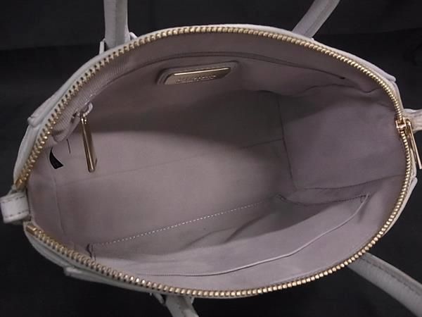 1 иен # как новый # FURLA Furla кожа 2WAY ручная сумочка большая сумка сумка на плечо наклонный .. портфель женский светло-серый серия FA6330