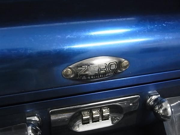1円 ZERO HALLIBURTON ゼロハリバートン ポリカーボネート ダイヤルロック式 アタッシュケース ビジネスバッグ ブルー系 AZ1777