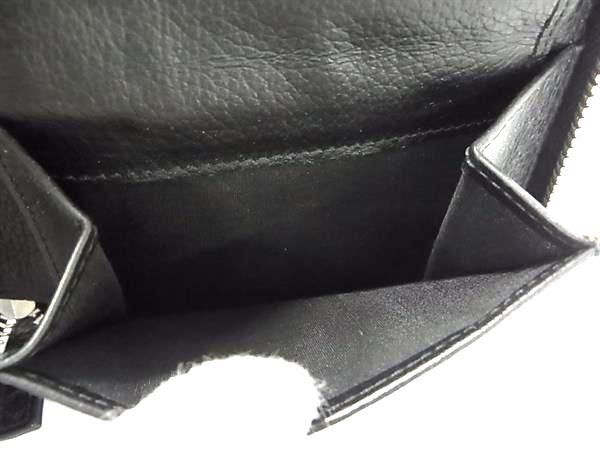 1 jpy MONT BLANC Montblanc leather round fastener long wallet wallet . inserting card inserting men's lady's black group FA6518