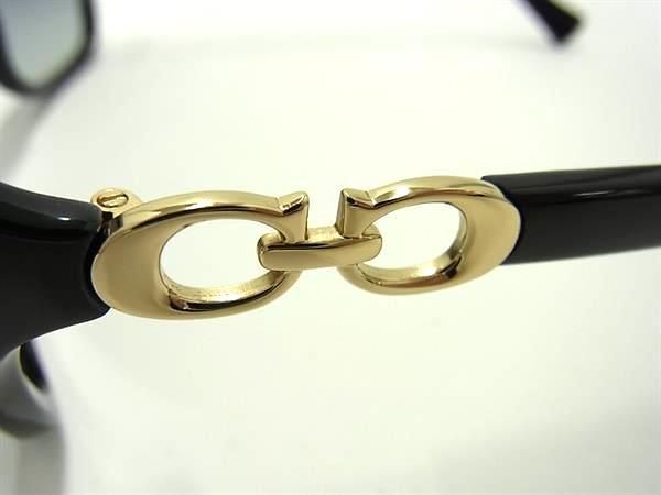 1円 ■美品■ COACH コーチ 500211 60□16 130 サングラス メガネ 眼鏡 レディース ブラック系 BI2128の画像3