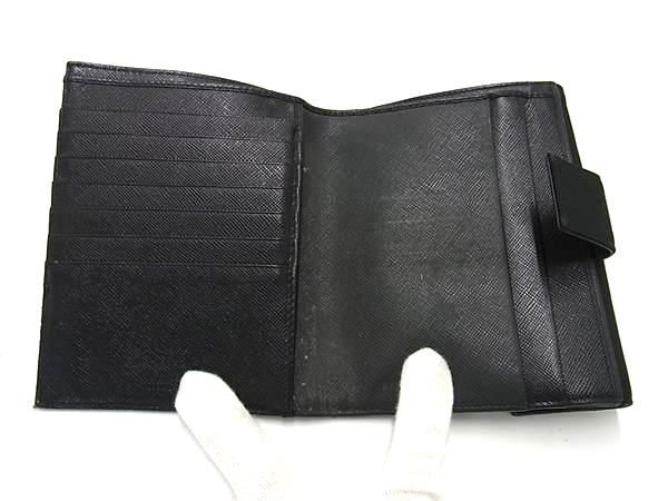 1 иен PRADA Prada te Hsu to нейлон двойной бумажник бумажник . inserting кошелек для мелочи . карта inserting женский мужской оттенок черного AZ1830