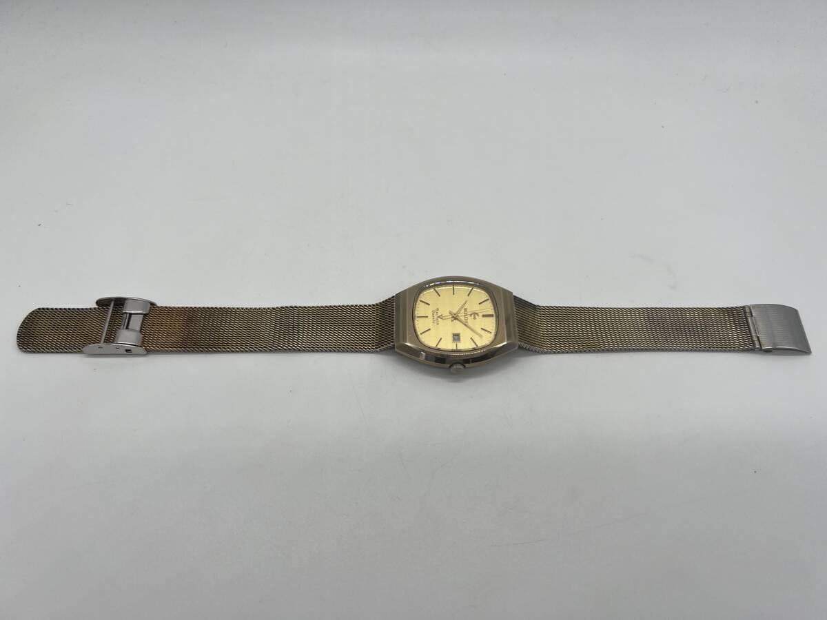 RADO ラドー BALBOA バルボア 711.9573.3 ゴールド文字盤 メンズ クオーツ 腕時計 現状不動【5157】の画像6