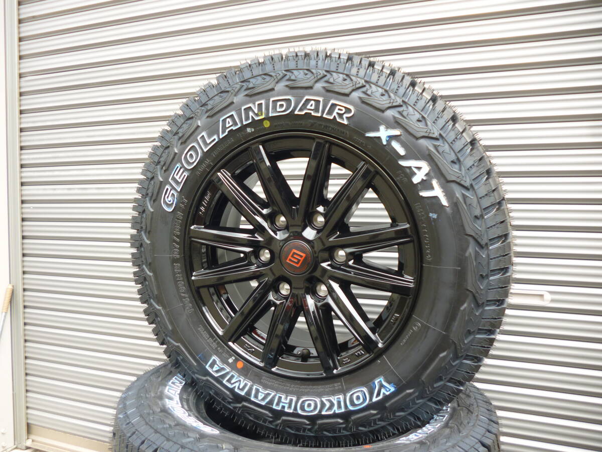 新品ヨコハマ☆ジオランダーX-AT☆195/80R15　107/105L☆ホワイトレター☆ゴツゴツタイヤ☆トヨタハイエース・レジアスエース・キャラバン_画像7