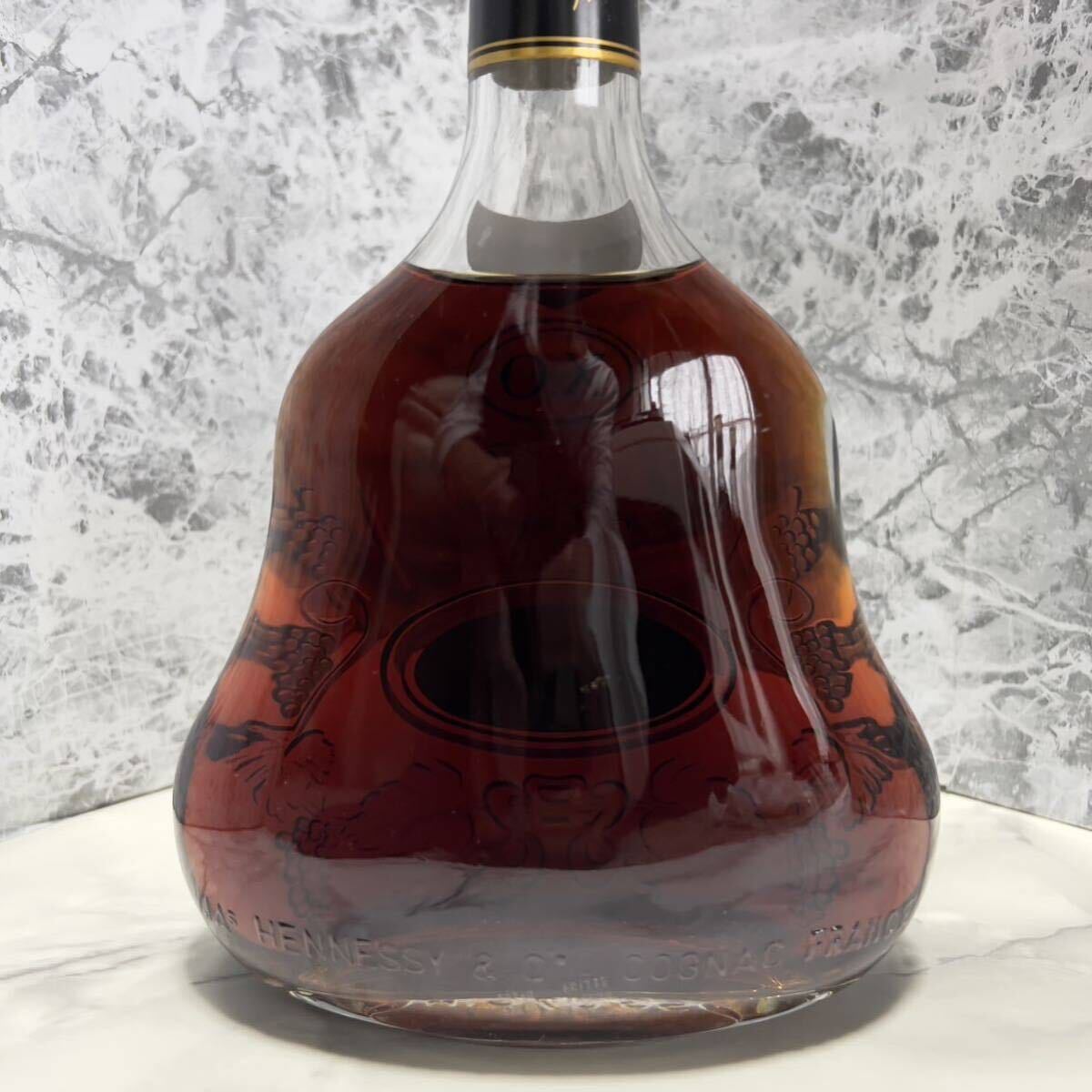 【未開栓】Hennessy ヘネシー X.O COGNAC コニャック 金キャップ クリアボトル 700ml 40% ブランデー 洋酒 古酒 の画像5