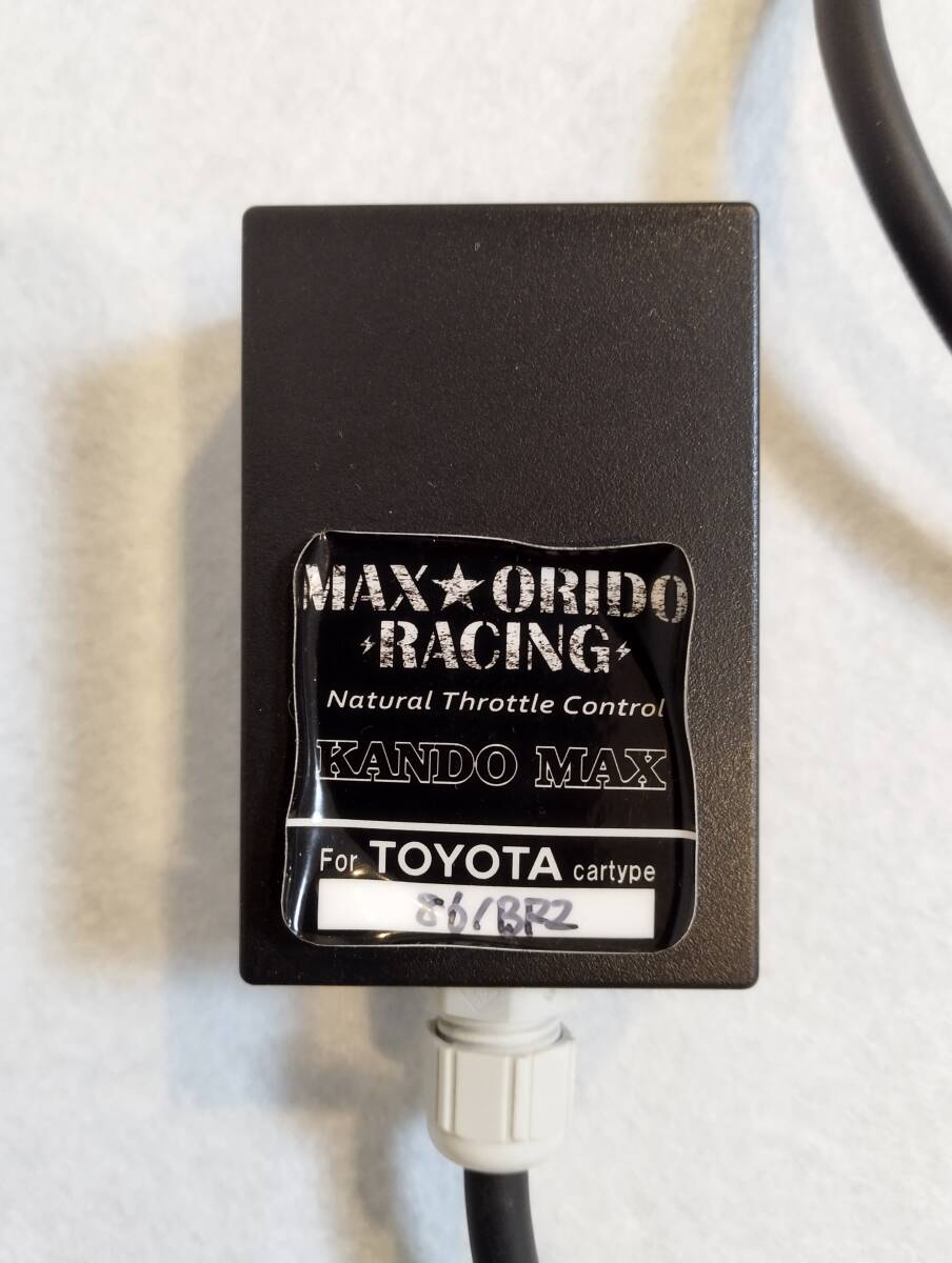 MAX ORIDO 感度MAXスロットルコントローラー 86/BRZ用 取扱説明書とMAX MAX ORIDO 感度MAXスロットルコントローラー 86/BRZ用 取扱説明書とMAX