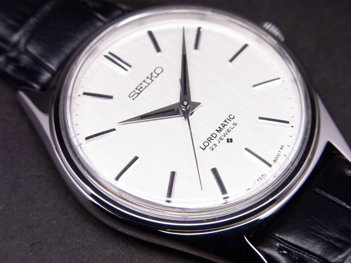 セイコー ロードマチック 23石 ノンデイト 自動巻時計 1968年製 美品！！の画像4