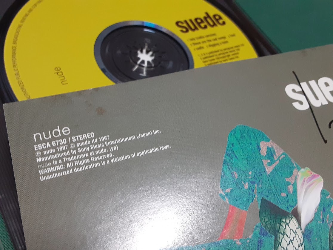 SUEDE　スウェード◆『レイジー』日本盤CDユーズド品_画像4