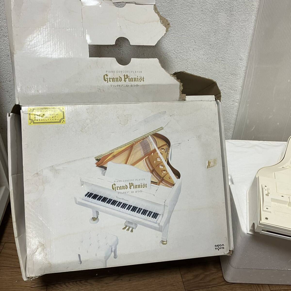 ジャンク？ 簡易テスト済み音割れ有り長期保管品外箱劣化日焼け欠品有り Grand Pianist グランドピアニスト  SEGATOYS セガトイズ の画像3