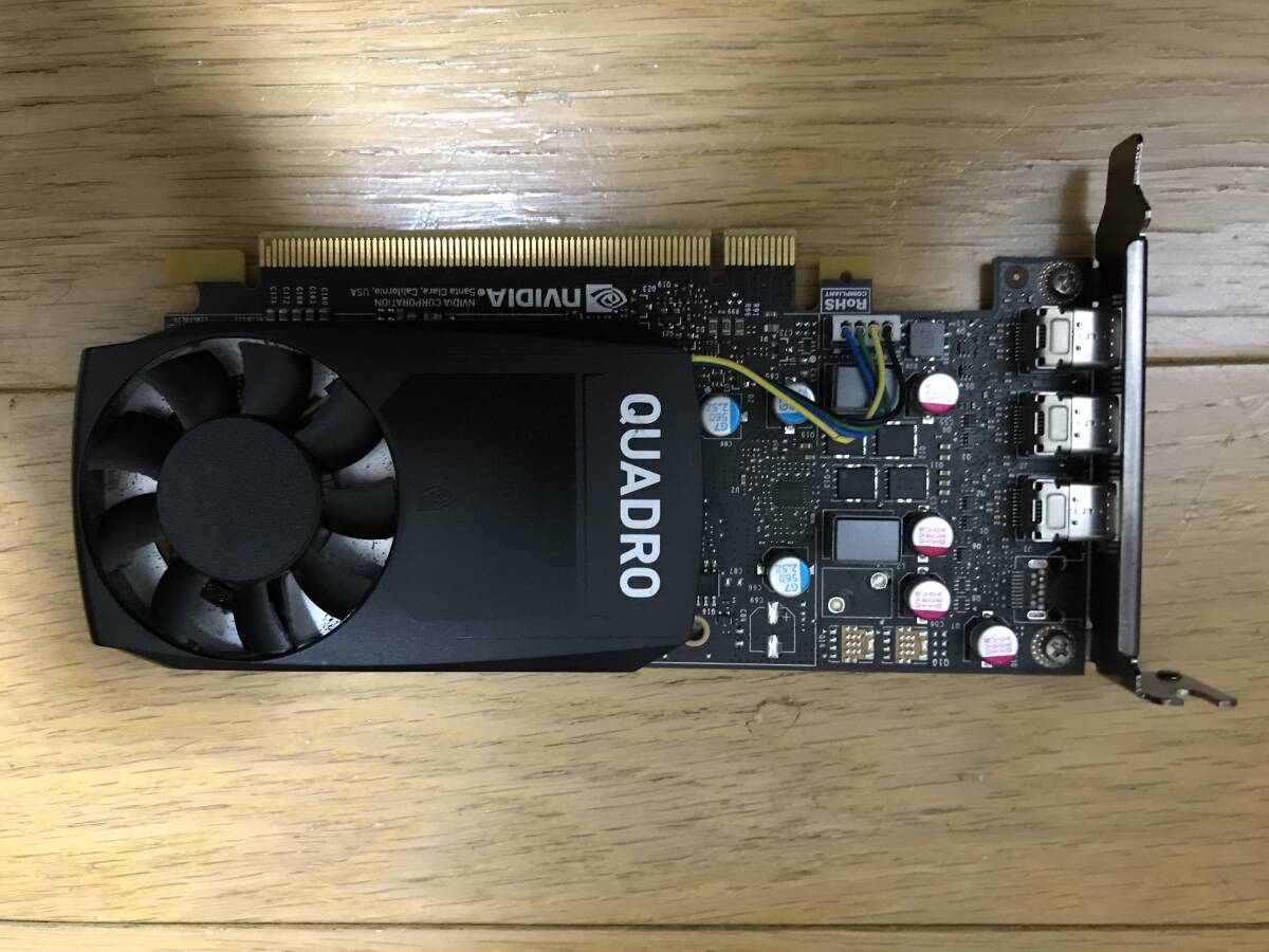 NVIDIA QUADRO P400 2GB グラフィックボード ロープロファイル 動作確認済の画像1